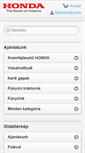Mobile Screenshot of hondagep.hu